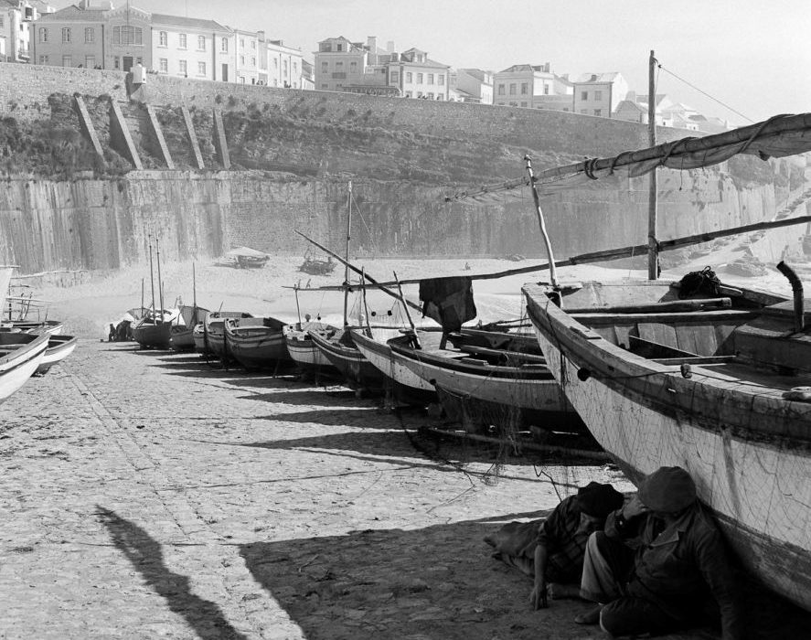 Fishing in Ericeira 1950s
